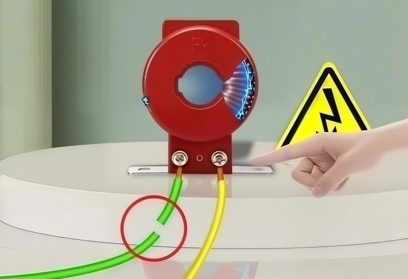The secondary side of a current transformer must never be operated in an open-circuit condition. The secondary side of a current transformer must never be operated in an open-circuit condition.